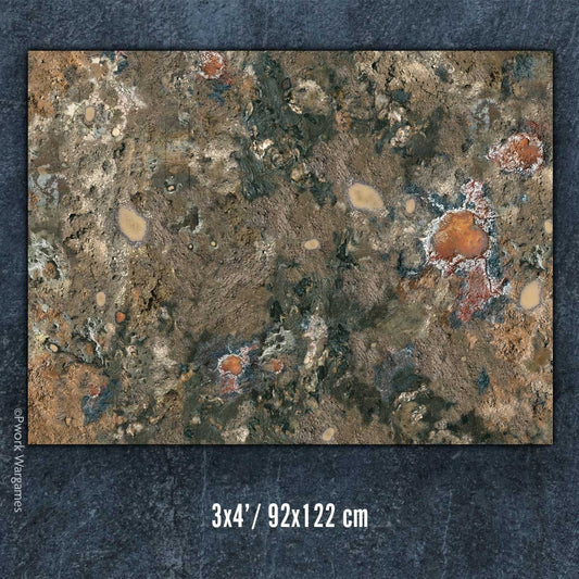 PWork - Trench Warfare - Wargames Terrain Mat - 3X4'