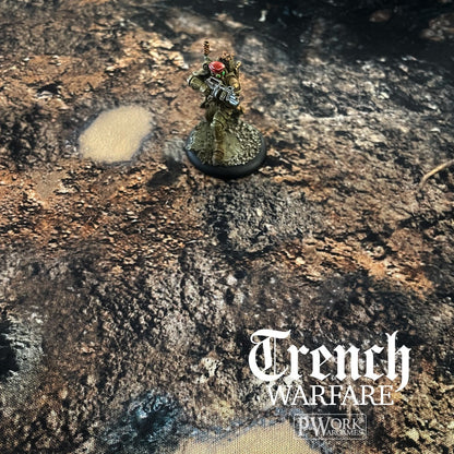 PWork - Trench Warfare - Wargames Terrain Mat - 4X4'