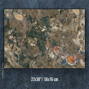 PWork - Trench Warfare - Wargames Terrain Mat - 22X30