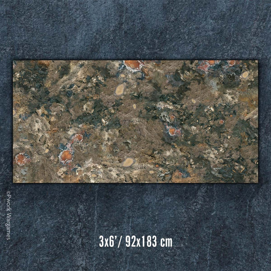 PWork - Trench Warfare - Wargames Terrain Mat - 3X6'