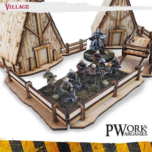 PWork - Village - MDF Terrain Scenery
