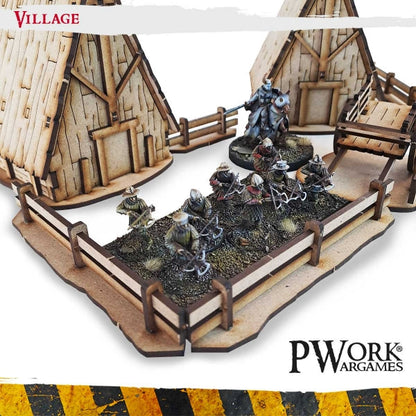 PWork - Village - MDF Terrain Scenery