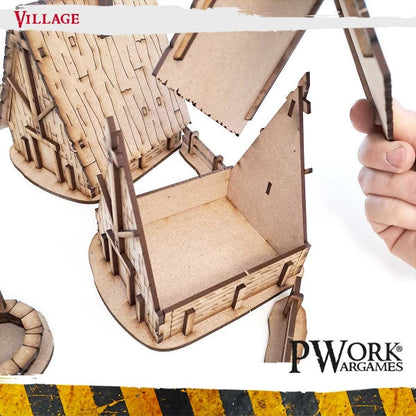 PWork - Village - MDF Terrain Scenery