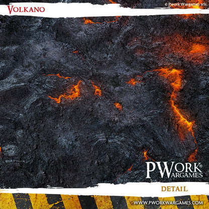 PWork - Volkano - Wargames Terrain Mat - 44X90"