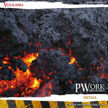 PWork - Volkano - Wargames Terrain Mat - 44X90"