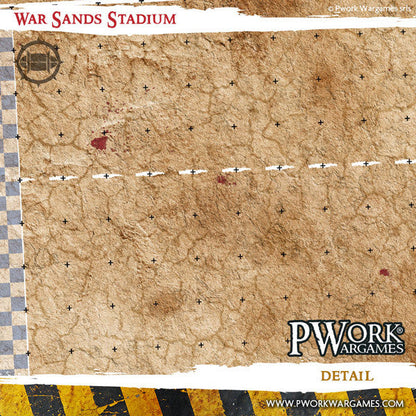PWork - Blood Bowl - War Sands Stadium - Fantasy Football Mat
