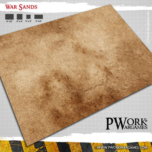 PWork - War Sands - Wargames Terrain Mat - 22X30"