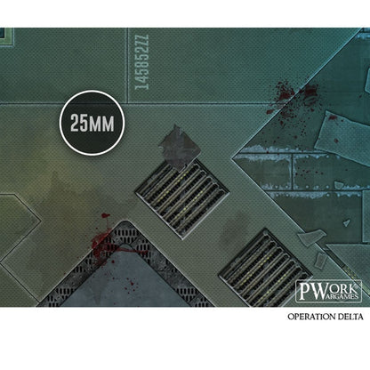 PWork - Operation Delta - Wargames Terrain Mat - 44X90"