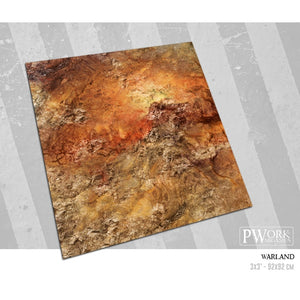 PWork - Warland - Wargames Terrain Mat - 3X3'