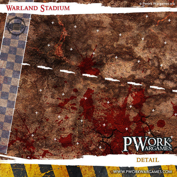 PWork - Blood Bowl - Warland Stadium - Fantasy Football Mat