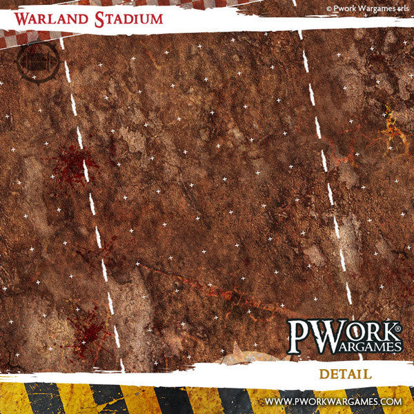 PWork - Blood Bowl - Warland Stadium - Fantasy Football Mat