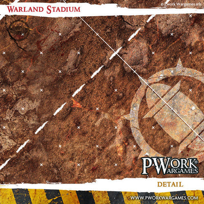PWork - Blood Bowl - Warland Stadium - Fantasy Football Mat