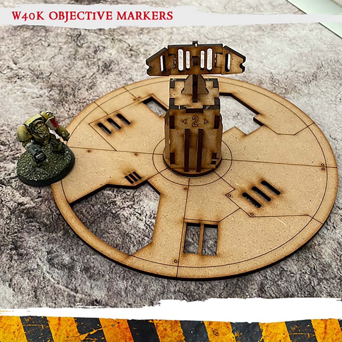 PWork - WH40K Objective Markers and Radar Towers