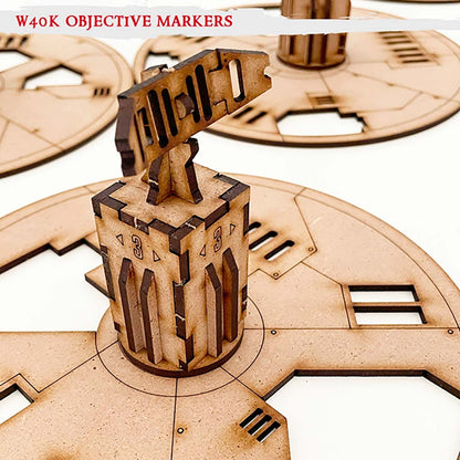 PWork - WH40K Objective Markers and Radar Towers