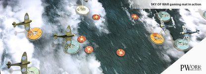 PWork - Sky of War - Wargames Terrain Mat - 44X90"