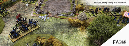 PWork - Woodland - Wargames Terrain Mat - 3X4'