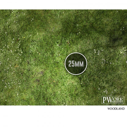 PWork - Woodland - Wargames Terrain Mat - 4X4'