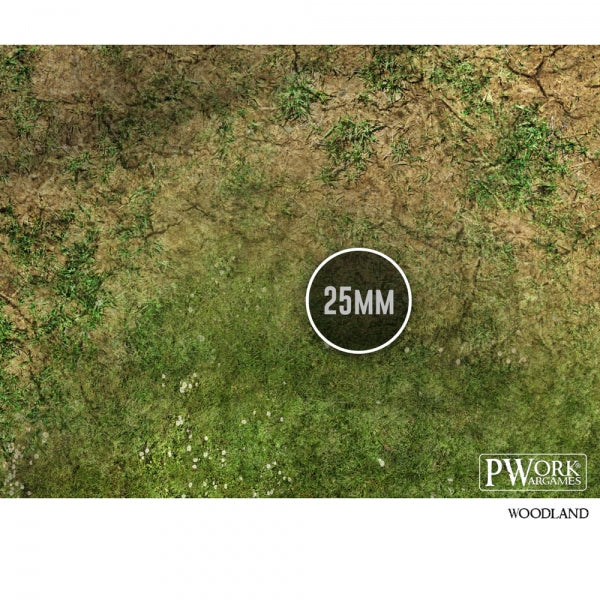 PWork - Woodland - Wargames Terrain Mat - 3X4'