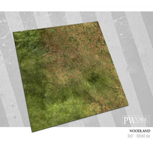 PWork - Woodland - Wargames Terrain Mat - 3X3'