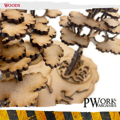 PWork - Woods - MDF Terrain Scenery
