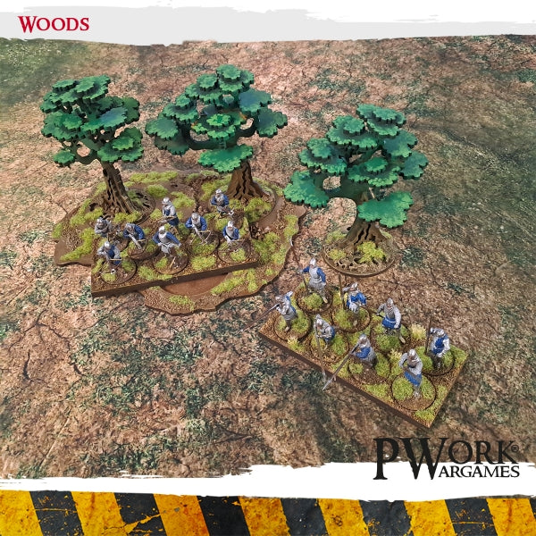 PWork - Woods - MDF Terrain Scenery