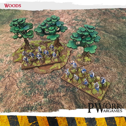 PWork - Woods - MDF Terrain Scenery